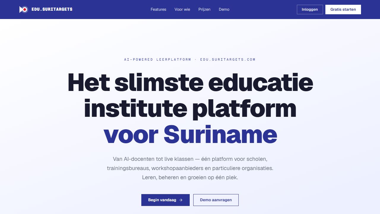 Screenshot van Suritargets EDU