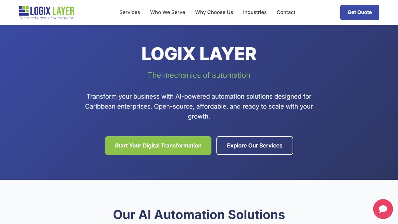 Screenshot van LogixLayer